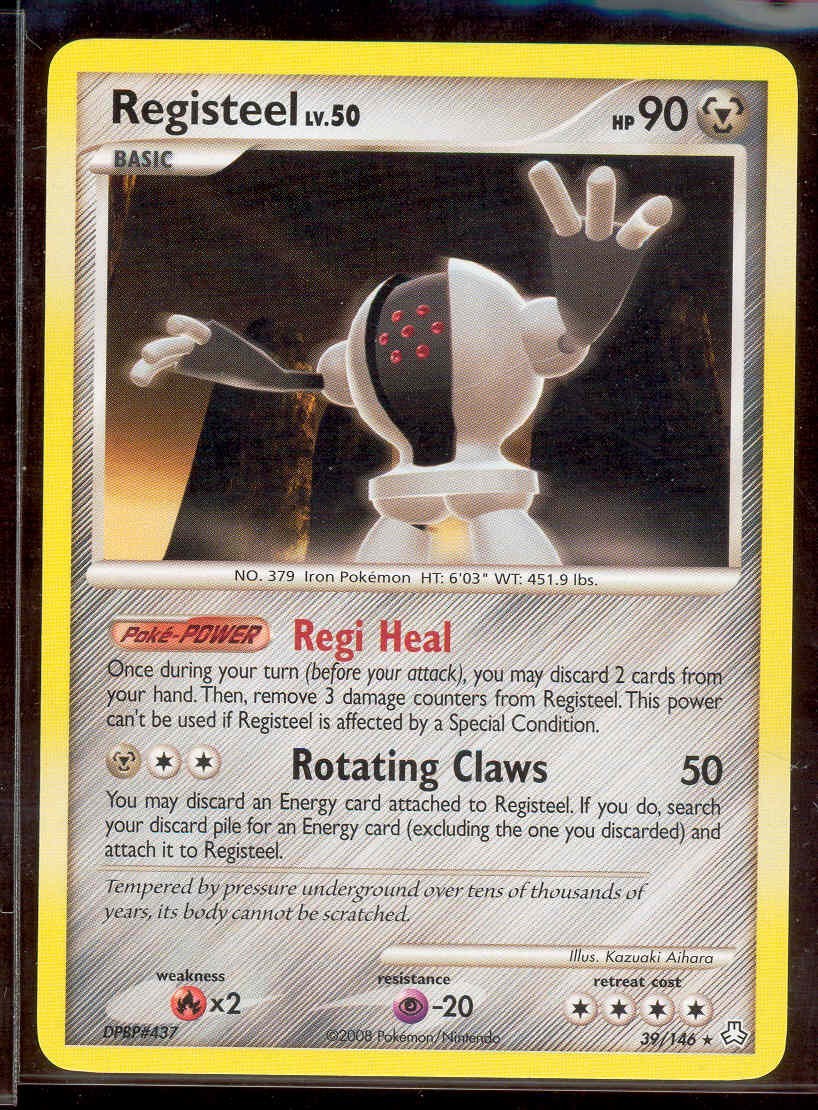 Pokemon REGISTEEL 39/146 Legends Awakened - RARE - NEAR MINT/MINT