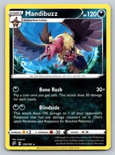 Mandibuzz 120/192 SWSH02: Rebel Clash Pokemon Card - NM