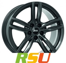 4x ATS Evolution dark grey 7.5x17" ET52 LK5 112 ML 66.5 Alufelgen 17 Zoll