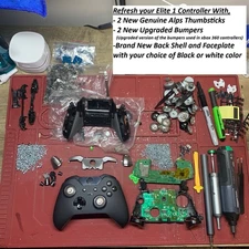 Xbox Elite series 1 Controller Repair Refresh Service - Bumpers Sticks Shell