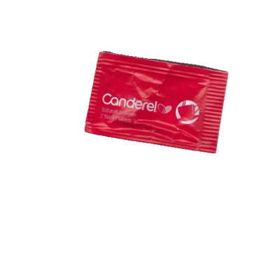 Zuckerpäckchen Süstoff Tütchen (voll)  f Sammler: canderell Süsstoff Tabletten