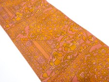 7301710: JAPANESE KIMONO JAPANESE NAGOYA OBI / SILK / CHIKUZEN HAKATA / KIRIBAME