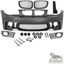 Sport Sto�stange vorne passt f�r BMW 1er E81 E82 E87 E88 + Grill Schwarz+ ABE*