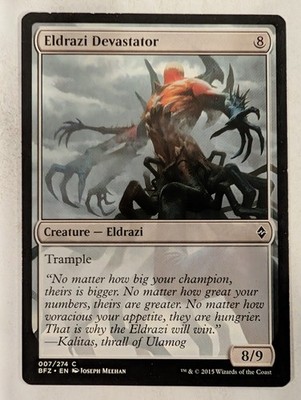 Eldrazi Devastator - Battle for Zendikar Magic the Gathering MTG Nice!