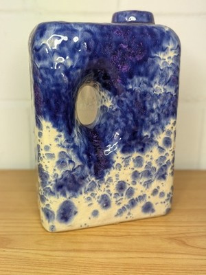 Fat Lava Chimney Vase Marei Keramik 2003 Lochvase West Germany 70s WGP MCM