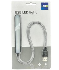 LAB 31 USB LED Light 45 CM Flexible Gooseneck Super Bright LED 7000 K Color Temp