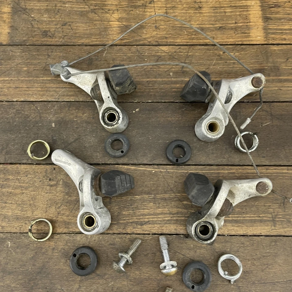 Juego de frenos en voladizo vintage Shimano BR-M454 Japón MTB Bicicleta de turismo 80s 90s Foto 2 de 4