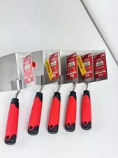 Lot Of 5 Drywall & Plastering Corner Trowel Inside Soft Grip. 4" X 5" NEW