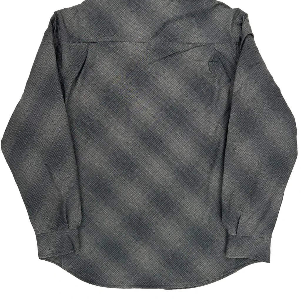 Nike Acg Checked Jacket - Large Gray Polyester - image 6
