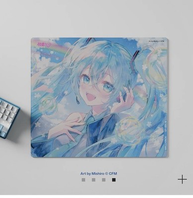 Wallhack SkyPAD SP-004 Hatsune Miku gaming mouse pad Glass Pad