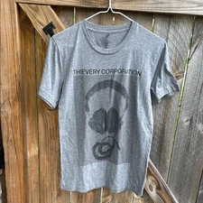 Thievery Corporation Band Graphic Gray T SHirt Full Size S-5XL