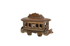 CAST IRON "SMALL TROLLEY" STILL BANK — photo 1