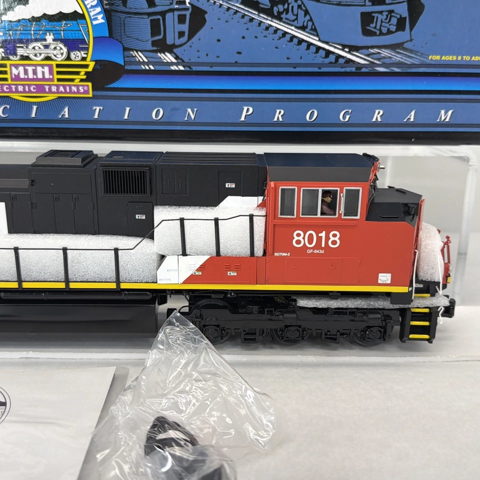 MTH Premier DAP 20-80006B Canadian National SD70M-2 Diesel PS.2 O New #8018 3V % - Image 3 of 4
