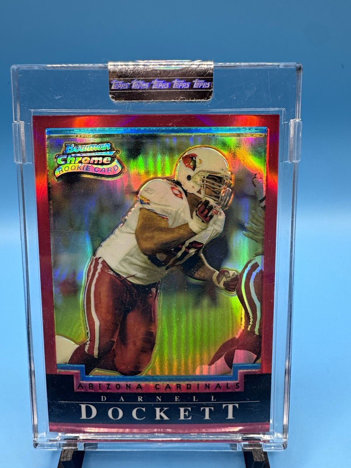 Darnell Dockett Bowman Chrome #134 Red Refractor