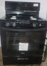 Whirlpool Gas Freestanding Range Stove Black WFG320M0MBB2