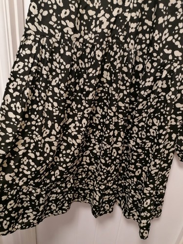 New Look Maternity Animal Print Dress Size 16 With 1/4 Buttons On Front - Picture 5 of 8
