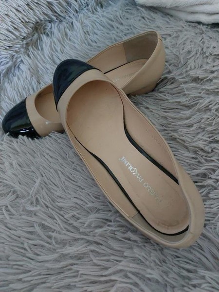 Women Carlo Pazolini Heels Black Faux Leather 36.5