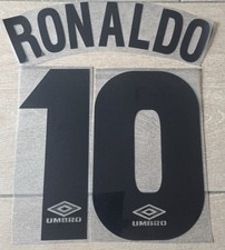 Stampa Nome + Numero Giocatore 10 Ronaldo Inter 97/98 Flock