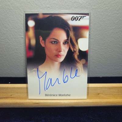 James Bond Full Bleed Autograph Card signed by Berenice Marlohe as Severine