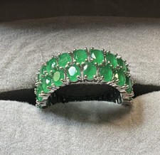 EMERALD ETERNITY RING - APPROXIMATELY 8.0 CTW  