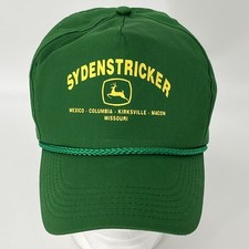 VTG John Deere Hat - Sydenstricker SnapBack Baseball Cap EUC Missouri Farmer