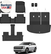 Floor Mats Trunk Liner Backrest Mat for 2026 Hyundai Palisade 7-Seater Fuel