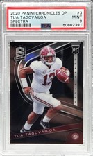 2020 Spectra Falcons Star ~ TUA TAGOVAILOA Rookie RC Card PSA 9 MINT. rookie card picture