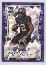 2021 Leaf Metal Draft Flashback Base Purple Crystals 1/7 Jamie Newman Auto 7m3