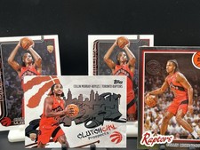 Topps Panini Collin Murray-Boyles 4 Card Lot RC Raptors 25-26 Topps