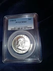 1958-D PCGS MS64 Franklin Half Dollar, Nice US Silver Coin, 90% Silver