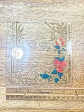 Antique (Broken) Clock  Glass (5 5/8 X 5 5/8) (KD2537)