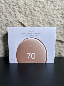 Google Nest Learning Thermostat 4th Generation - Polished Gold