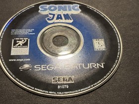 Sonic Jam (Sega Saturn, 1997) Authentic Disc Only Tested & Works!