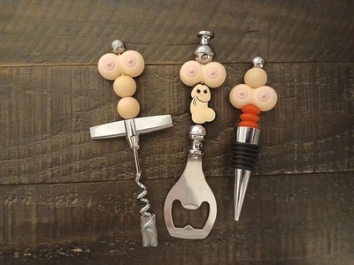 Ensemble Bouchon, Tire-bouchons, Décapsuleur Et Bec Verseur Sexy
