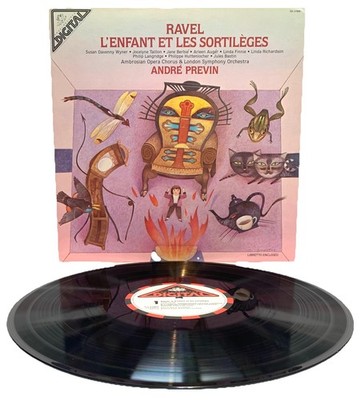 Ravel L'enfant Et Les Sortileges, Andre Previn Vinyl LP Angel Records DS-37869