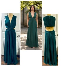 Lulu's Vivid Imagination Emerald Green Cutout Maxi Dress Size XL New NWT