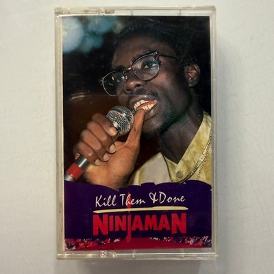 Ninjaman Kill Them & Done Cassette 1991 Tassa Records Reggae Dancehall