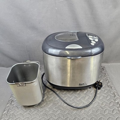 Morphy Richards Fastbake Brotbackautomat 48268 Silber 600 W 1,5/2 Pfund Laib 12 Programme