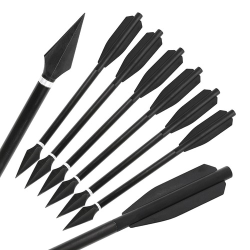 Mini flechas de aluminio de 6,7" pernos de arco de tiro con arco punta de flecha atornillable tiro caza - Imagen 8 de 15