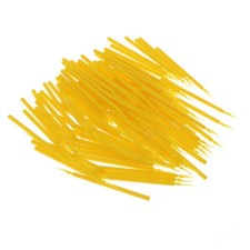 500Pcs Dental Interdental Long Handle Poly Plastic Wedges Interdental Size S/M/L