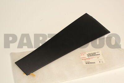 7576508020 Genuine Toyota MOULDING, REAR DOOR WINDOW FRAME, REAR