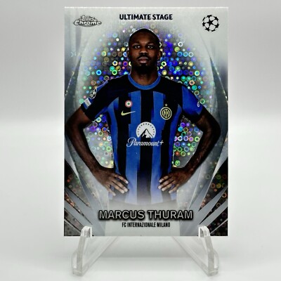 2023-24 Topps Chrome UEFA CC MARCUS THURAM #USC-27 Ultimate Stage - Inter Milan