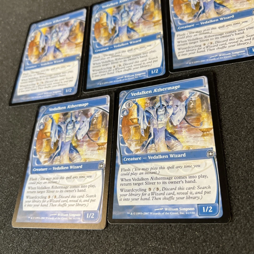 Vedalken Aethermage Magic The Gathering Mtg Future Sight Card 5 - Image 4 of 4