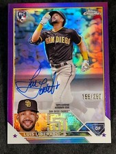 2023 Topps Chrome PURPLE REFRACTOR ROOKIE AUTO Luis Liberato 155/250