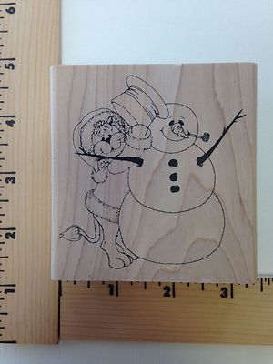 Inky Antics ''Lion with Snowman'' (M2-2109-J) NEW