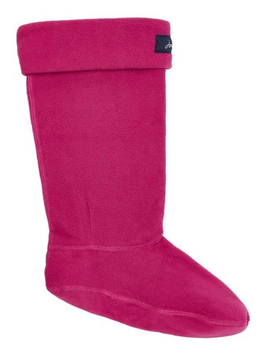 Joules Welton Fleece Welly Sock - Ruby 