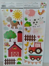 Farm Animals Barnyard Children Wall Wallies REMOVEABLE WALL DECOR