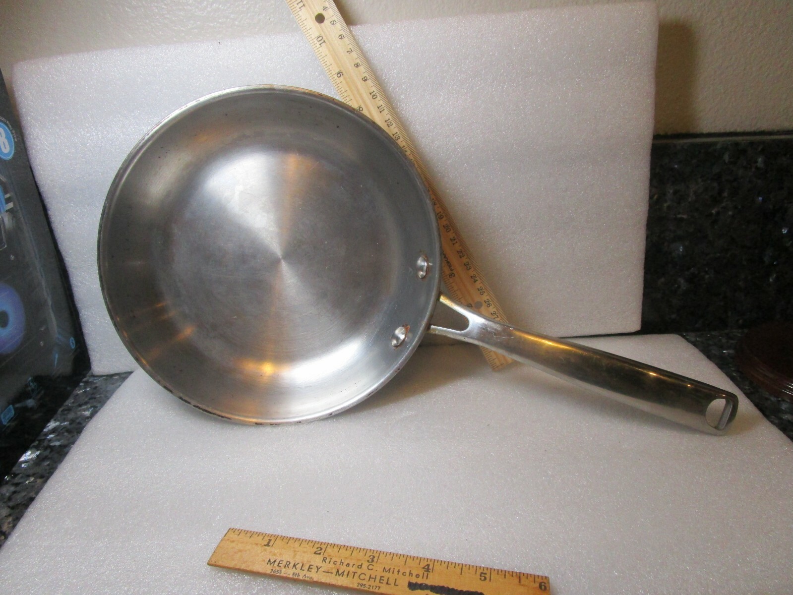 Belgique Stainless Steel 8" Chef Skillet Omelette Pan Oven Safe To 450