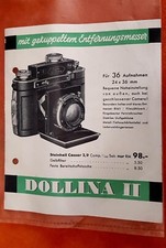 Certo Dollina II Prospekt  Anleitung  - Text.deutsch - Classic-Camera-STORE