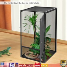Freestanding Reptile Pet Feeding Net Box Aluminum Alloy Feeding Net Box 80cm